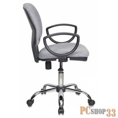 Кресло Бюрократ CH-626AXSL/10-128 темно-серый 10-128 крестовина хром