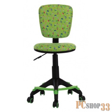 Кресло детское Бюрократ CH-204-F/CACTUS-GN подставка для ног зеленый кактусы