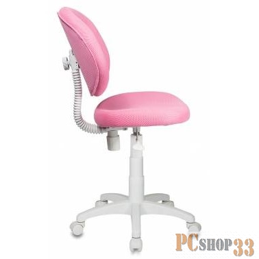 Кресло детское Бюрократ KD-W6/TW-13A розовый TW-13A (пластик белый)