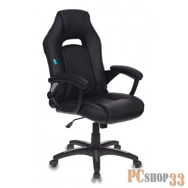 Кресло игровое Бюрократ CH-829/BL+BLACK черный искусственная кожа