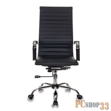 Кресло руководителя Бюрократ CH-883/BLACK черный искусственная кожа крестовина хром