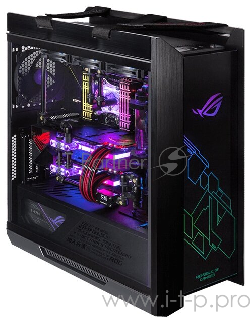 Компьютерный корпус Asus ROG STRIX HELIOS CASE GX601 (E-ATX, RGB-подсветка ASUS Aura Sync, вентиляторы 140мм, стеклянная боковая панель)
