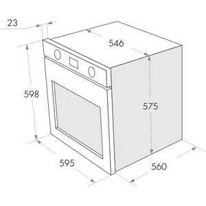 Шкаф духовой электрический MAUNFELD MEOM.678I