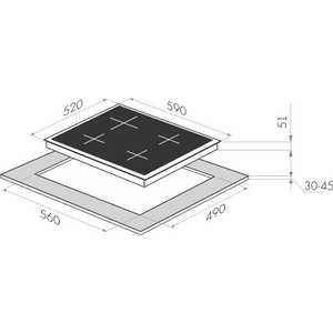 Газовая панель MAUNFELD MGHG.64.22B
