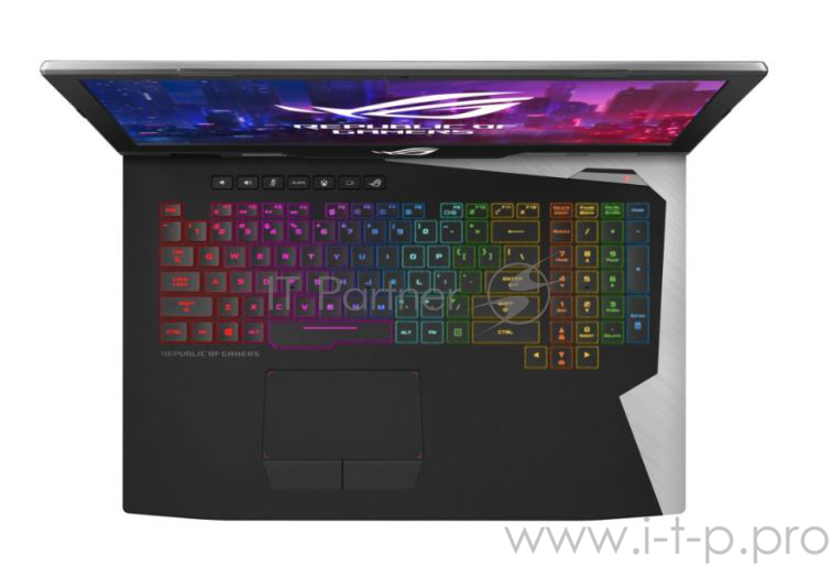 ASUS ROG G701GXR Intel i9 9980HK/64Gb/1Tb + PCIE NVME 512G M.2 SSD*2/NO ODD/17.3 FHD IPS 144Hz/NVIDIA® GeForce RTX™ 2080 8Gb GDDR6/Camera/Wi-Fi/Win10 Titanium Gray