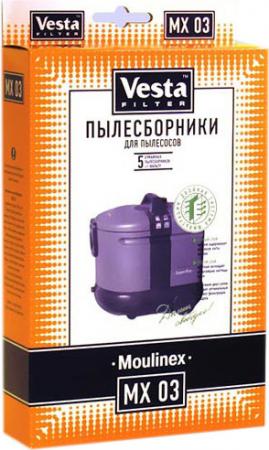 Комплект пылесборников Vesta filter MX 03 5шт+фильтр