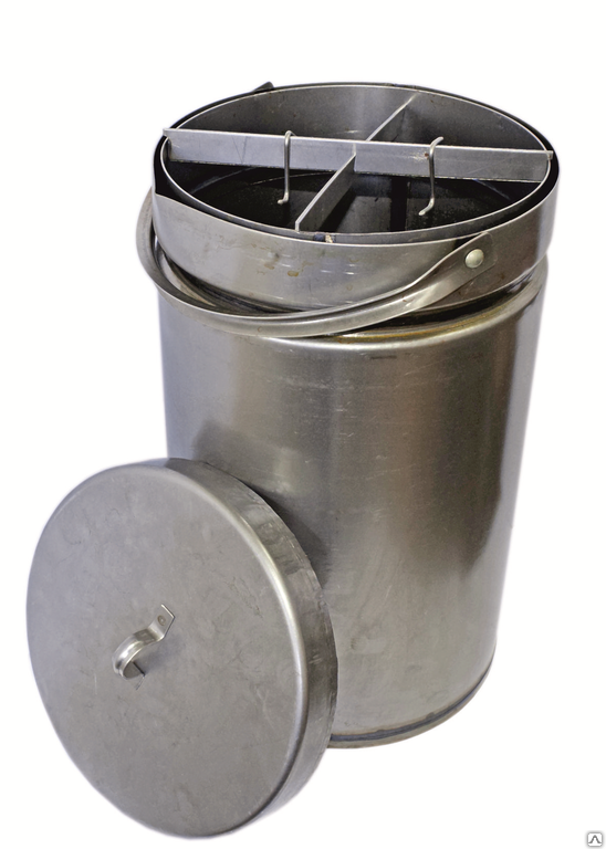 Чудо Коптильня бытовая, об.18 куб.л., круглая нерж.сталь