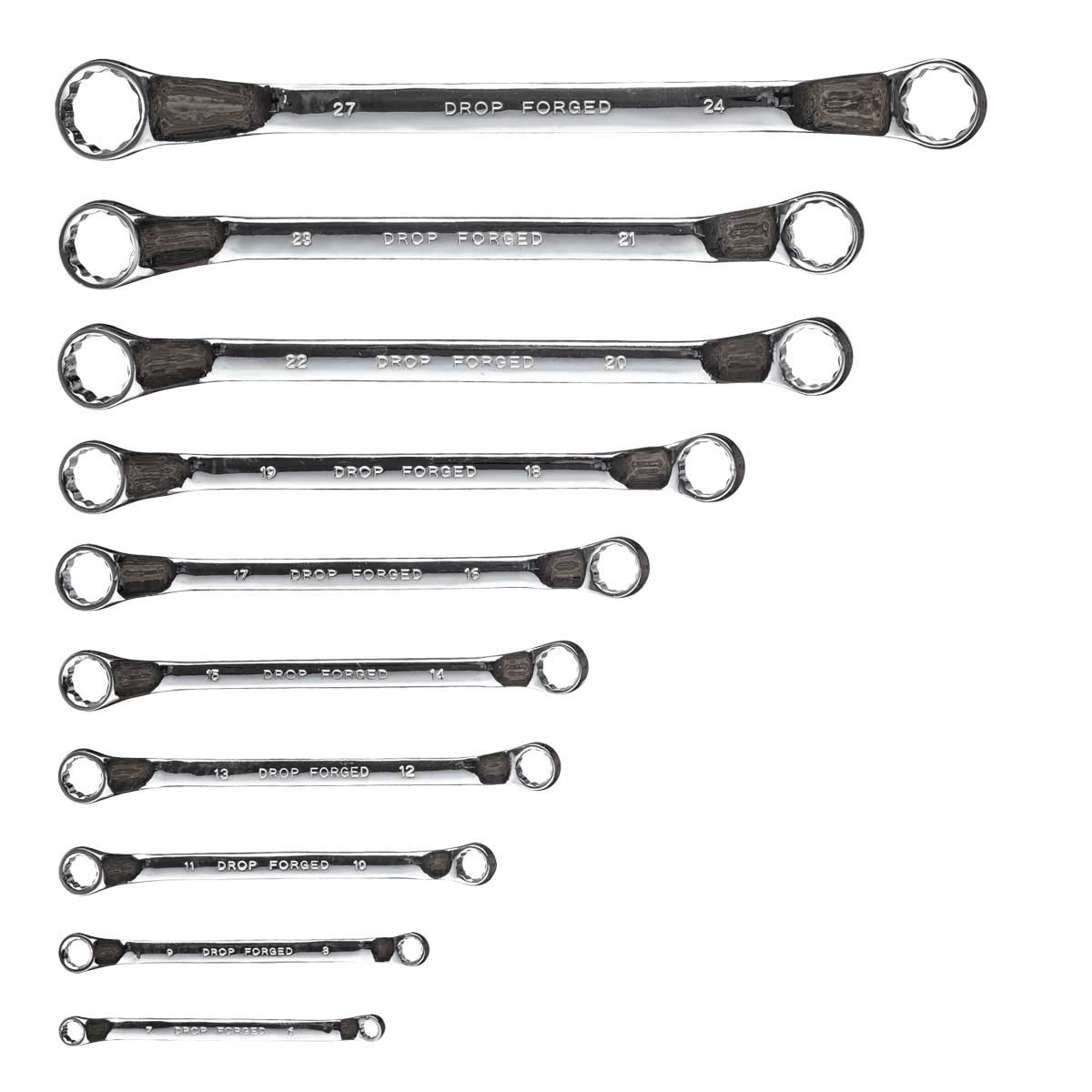 Ключи гаечные накидные двухсторонние ZIPOWER PM 4198 разм 6-27. 10шт.