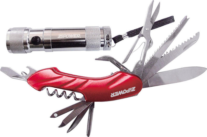 Набор ZIPOWER PM 5109 2пр. Мультинож+фонарь-указка
