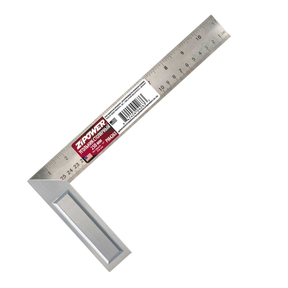Уголок столярный ZIPOWER PM 4263 250мм