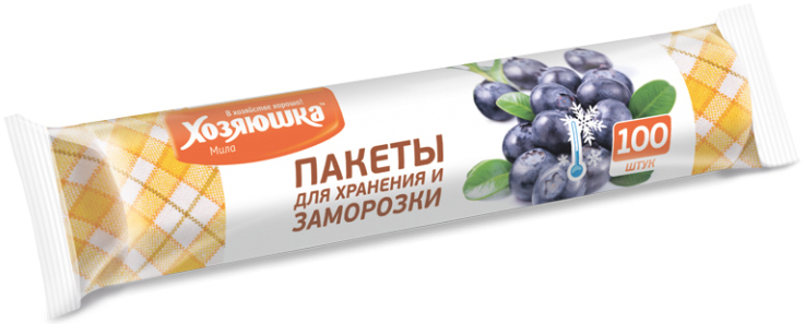 Пакеты универсальные на втулке ХОЗЯЮШКА Мила 09039 22х32см,100шт