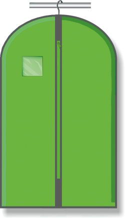 Чехол для хранения одежды, тканевый на молнии ХОЗЯЮШКА Мила 47010 60*100