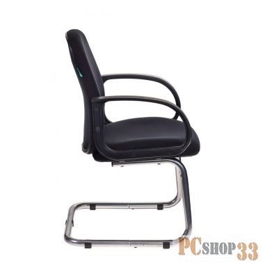 Кресло Бюрократ CH-808-LOW-V/BLACK низкая спинка черный 80-11