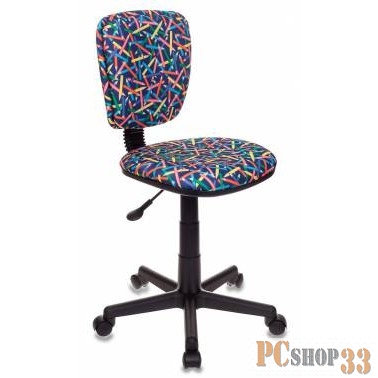 Кресло детское Бюрократ CH-204NX/PENCIL-BL синий карандаши