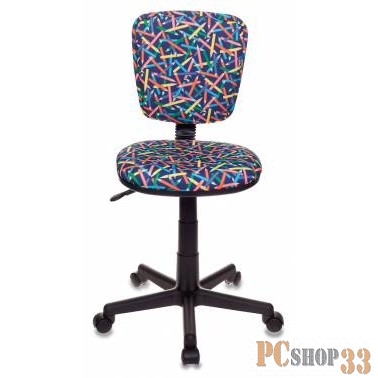 Кресло детское Бюрократ CH-204NX/PENCIL-BL синий карандаши