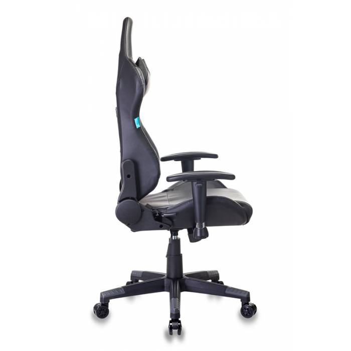 Кресло игровое Бюрократ CH-778N/BL+GREY две подушки черный/серый искусственная кожа