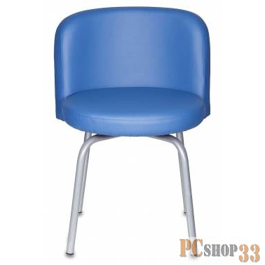 Стул Бюрократ KF-2/OR-03 вращающийся синий Or-03 искусственная кожа