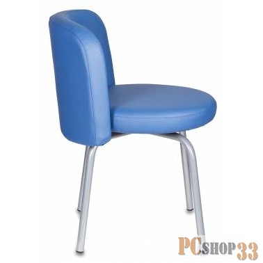 Стул Бюрократ KF-2/OR-03 вращающийся синий Or-03 искусственная кожа