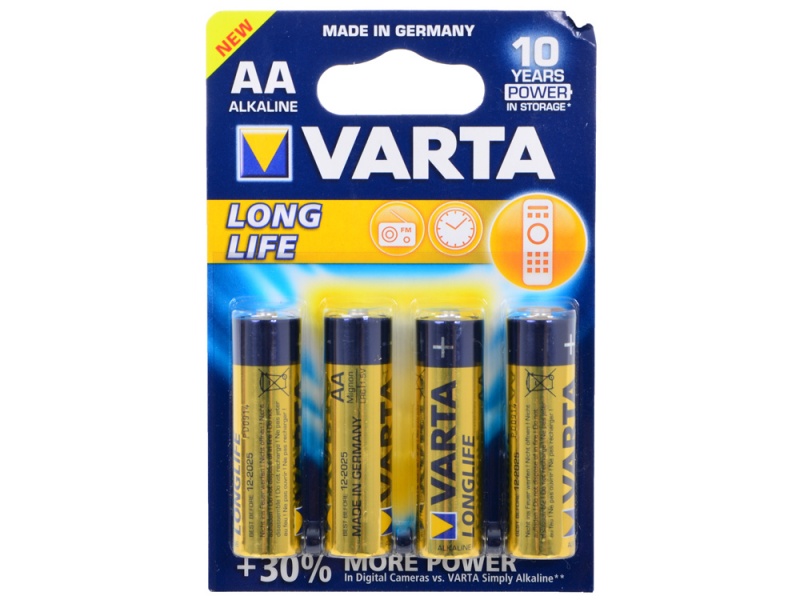 Батарея VARTA Long Life AA (4шт)