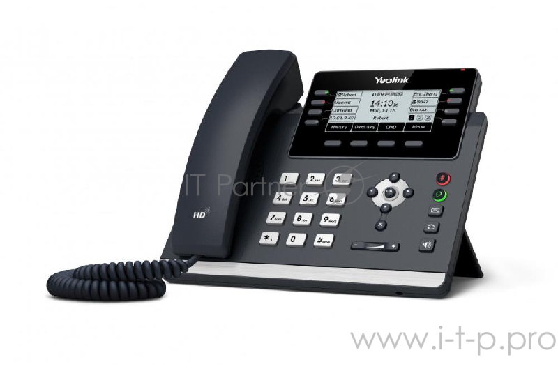 Ip-телфон YEALINK SIP-T43U, 12 аккаунтов, BLF, PoE, GigE, без БП, шт