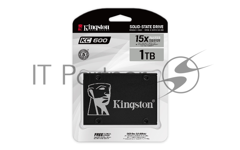 Накопитель Kingston SSD 1TB KC600 Series SKC600/1024G {SATA3.0}