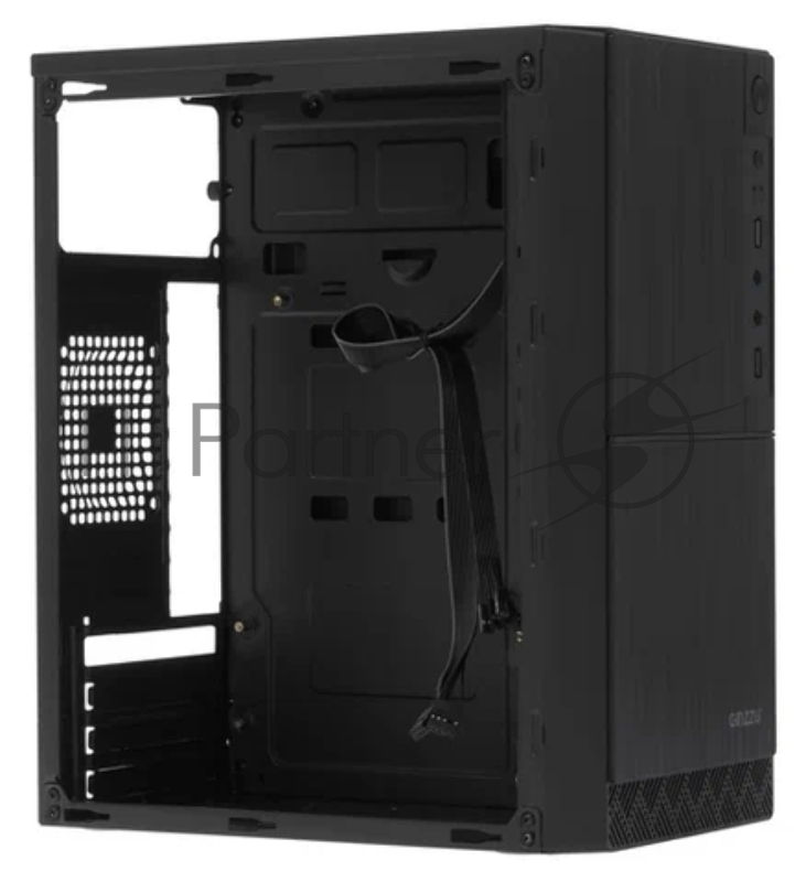 Корпус Ginzzu B190 2*USB 2.0,AU w/o PSU