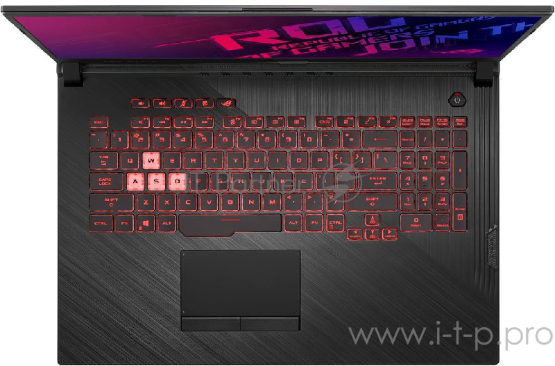 Ноутбук ASUS ROG GL731GU Intel i5 9300H/8Gb/512Gb SSD/17.3 FHD IPS Anti glare 144Hz/NVIDIA GeForce GTX 1660Ti 6Gb GDDR6/No OS Black