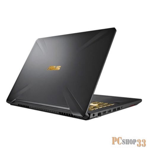 Ноутбук ASUS TUF FX705DY AMD Ryzen 5 3550H/16Gb/512Gb SSD/No ODD/17.3 FHD IPS Anti-Glare 60Hz/AMD RADEON RX560X 4Gb GDDR5/Camera/Wi-Fi/No OS Black Gold Steel