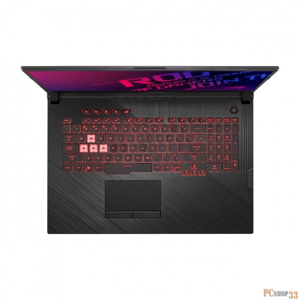 Ноутбук ASUS ROG STRIX GL731GW-EV219T XMAS19 17.3 17.3 FHD 144Hz/i7-9750H/16GB/1TB HDD+512GB SSD/RTX 2070 8Gb/W10/Black