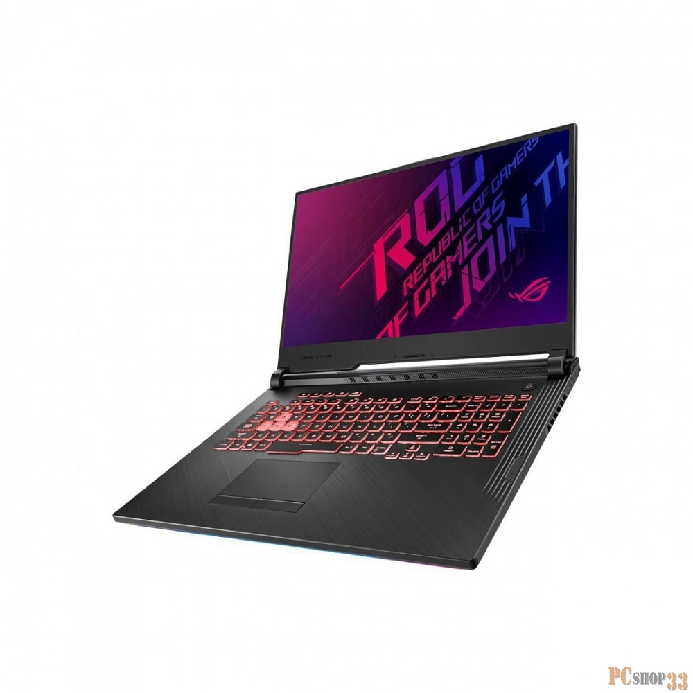 Ноутбук ASUS ROG STRIX GL731GT-AU169 XMAS19 17.3 17.3FHD 60Hz/Intel Core i7-9750H/16GB/1TB SSD/GTX 1650 4Gb/noODD/DOS/Black W/Lightbar