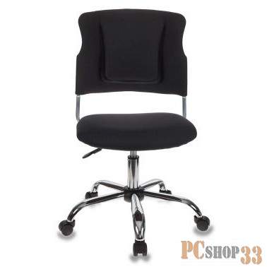 Кресло Бюрократ CH-322SXN/BLACK спинка динамичная поддержка черный 26-28 крестовина хром