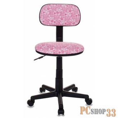 Кресло детское Бюрократ CH-201NX/HEARTS-PK розовый сердца Hearts-Pk