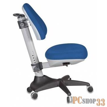 Кресло детское Бюрократ KD-2/G/TW-10 синий TW-10