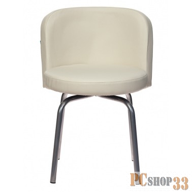 Стул Бюрократ KF-2/Or-10 вращающийся молочный Or-10 искусственная кожа