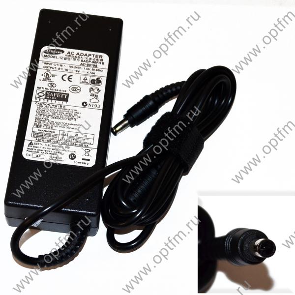 ЗУ для ноутбуков Samsung 19V/4,74A (разъем 5,5*3,0 с иглой) (90W) без сетевого кабеля