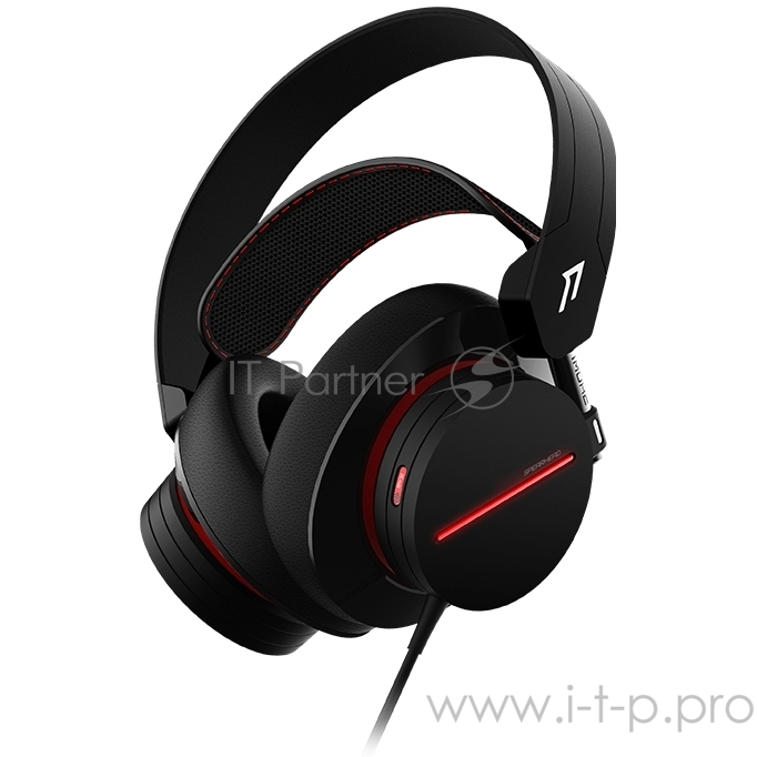 1MORE Spearhead VR Classic черные Игровые наушники (7.1, USB, 3.5 мм jack, RGB подсветка, 53 мм, микрофон, H1007)