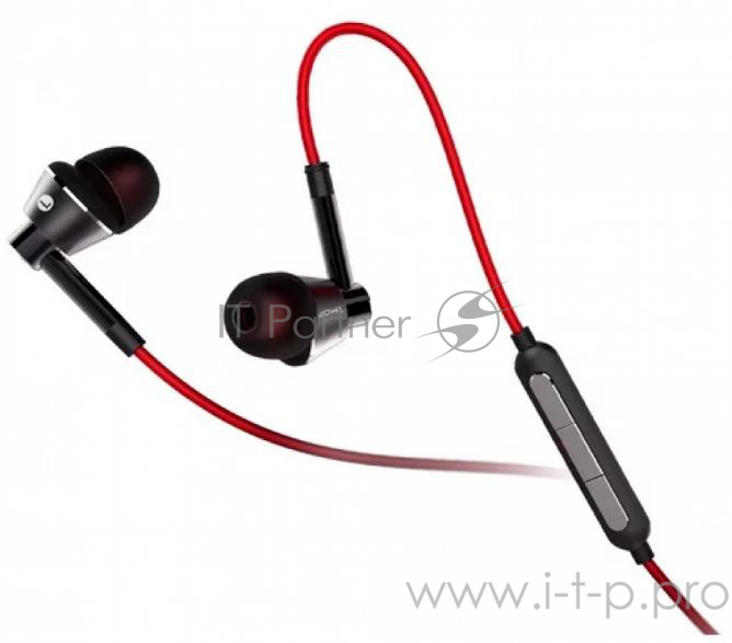 Наушники 1MORE 1M301-Black вставные ( затычки) с микрофоном,20 - 20000 Гц,98 дБ,32 Ом,5 мВт,mini jack 3.5 mm