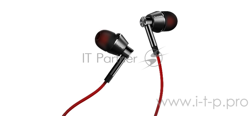 Наушники 1MORE 1M301-Black вставные ( затычки) с микрофоном,20 - 20000 Гц,98 дБ,32 Ом,5 мВт,mini jack 3.5 mm