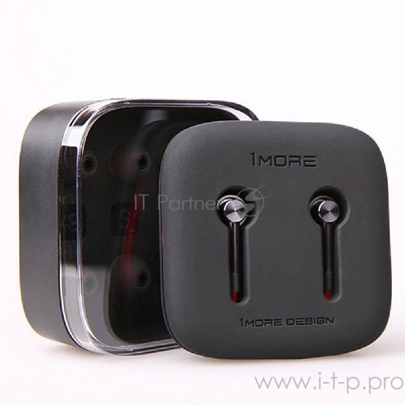 Наушники 1MORE 1M301-Black вставные ( затычки) с микрофоном,20 - 20000 Гц,98 дБ,32 Ом,5 мВт,mini jack 3.5 mm