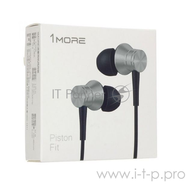 Наушники 1MORE E1009-Silver вставные ( затычки) с микрофоном,20 - 20000 Гц,100 дБ,32 Ом,5 мВт,mini jack 3.5 mm