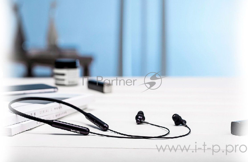 Наушники 1MORE E1024BT-Black вставные ( затычки) с микрофоном,20 - 20000 Гц,98 дБ,32 Ом,BT 5.0,A2DP, AVRCP, Hands free, Headset