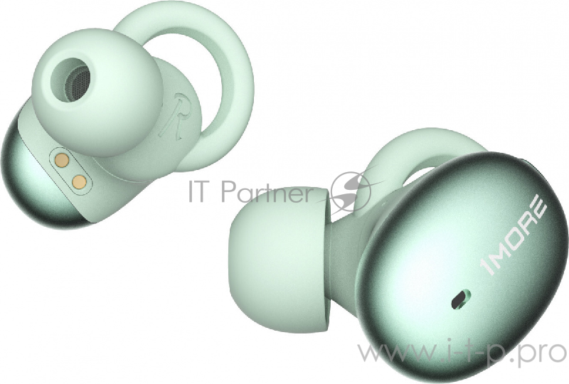 Наушники TWS 1MORE E1026BT-I-Green вставные ( затычки) с микрофоном,20 - 20000 Гц,98 дБ,16 Ом,BT 4.2,A2DP, AVRCP, Hands free, Headset