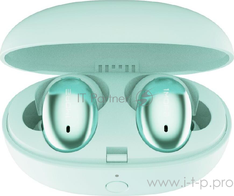 Наушники TWS 1MORE E1026BT-I-Green вставные ( затычки) с микрофоном,20 - 20000 Гц,98 дБ,16 Ом,BT 4.2,A2DP, AVRCP, Hands free, Headset