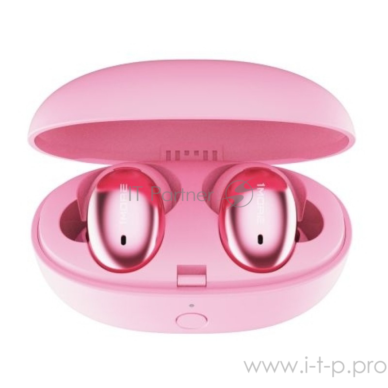 Наушники TWS 1MORE E1026BT-I-Pink вставные ( затычки) с микрофоном,20 - 20000 Гц,98 дБ,16 Ом,BT 4.2,A2DP, AVRCP, Hands free, Headset