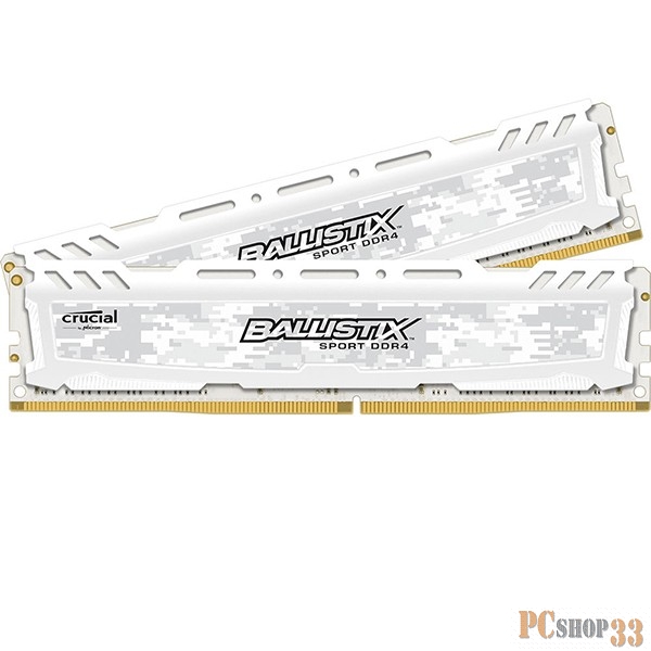 DDR 4 DIMM 8Gb (4GBx2) PC19200, 2400Mhz, Crucial Ballistix Sport (BLS2K4G4D240FSC) (retail)
