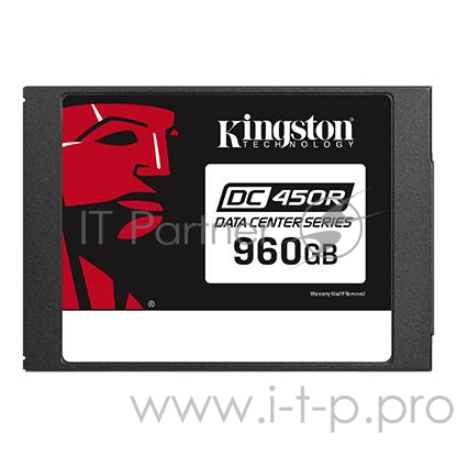 SSD 2.5 Kingston 960Gb DC450R Series <SEDC450R/960G> (SATA3, up to 560/530Mbs, 98000 IOPS, 3D TLC, 582TBW, 7mm)