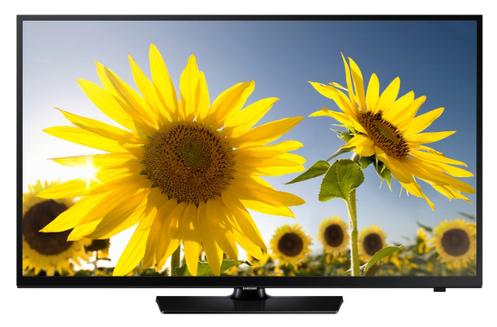 Телевизор LED 24 Samsung UE24H4070AU черный