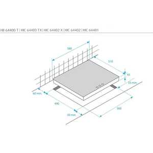 Варочная поверхность Beko HIC 64401 черный