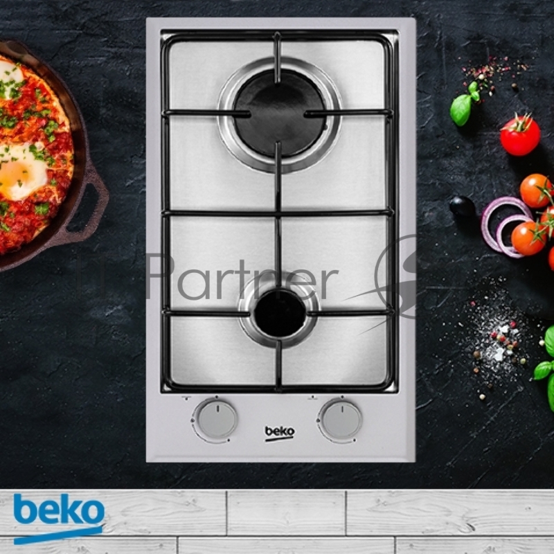 Газовая варочная поверхность Beko HDCG 32220 FX нержавеющая сталь
