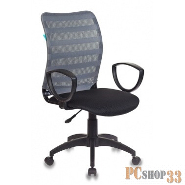 Кресло Бюрократ CH-599AXSN/32G/TW-11 спинка сетка серый TW-32K03 сиденье черный TW-11